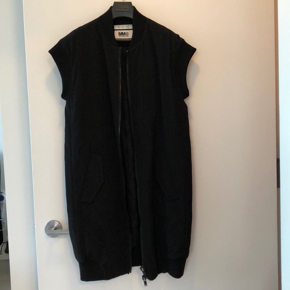 mm6 vest padding jumper